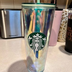 Starbucks mint green iridescent tumbler